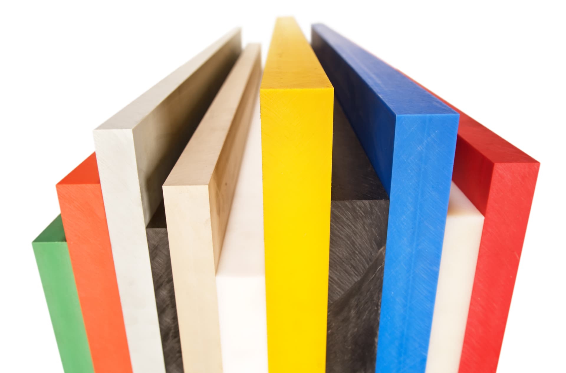 Stack of engineering plastic sheets